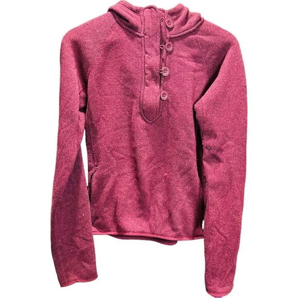 THE NORTH FACE Burgandy Pullover Sweatshirt Sweater Hoodie Size Medium - Picture 1 of 1